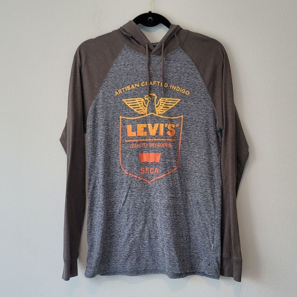 Levi's Artisan Crafted Indigo Hoodie Shirt